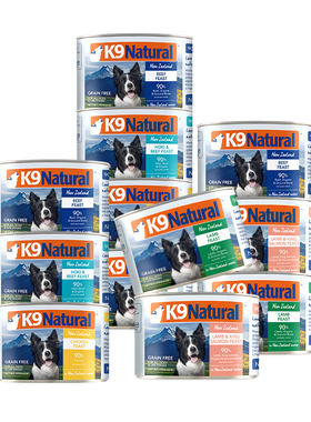 【官方正品】K9Natural新西兰营养成幼犬湿粮主食罐头170g/370*12