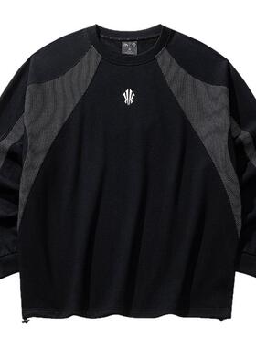 安踏凯里欧文Hela卫衣长袖T恤男款春季美式情侣套头衫正品上衣女