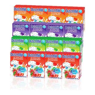 泰国进口dutch mill达美酸奶儿童饮料整箱草莓蓝莓早餐饮品酸牛奶