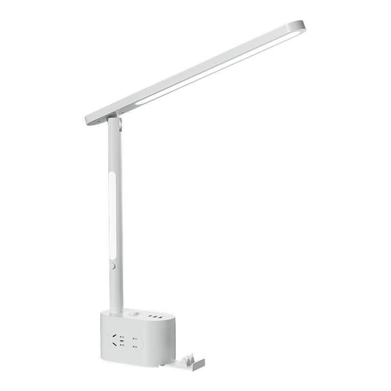 德国台灯学习专用护眼书桌大学生宿舍防近视床头灯带USB插座台灯
