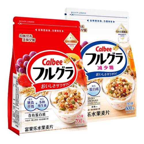 卡乐比非油炸水果麦片原装进口