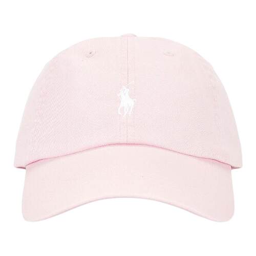 Polo Ralph Lauren鸭舌帽浅粉色小马刺绣软顶棒球帽礼物REVOLVE