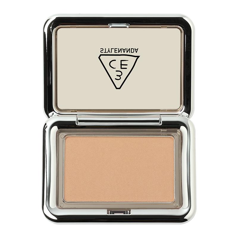 3CE小方块腮红豆沙粉裸米色