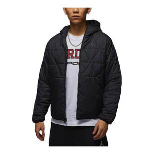 Jordan耐克男防泼水篮球夹克冬季新款保暖轻薄中层棉服FZ3163-010