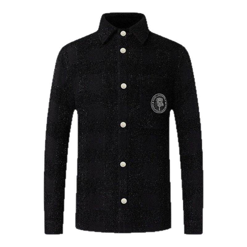 KARL LAGERFELD卡尔拉格斐25秋新品衬衫式夹克外套老佛爷商务休闲,男装,夹克,淘宝优惠券,粉丝福利购,淘宝优惠卷