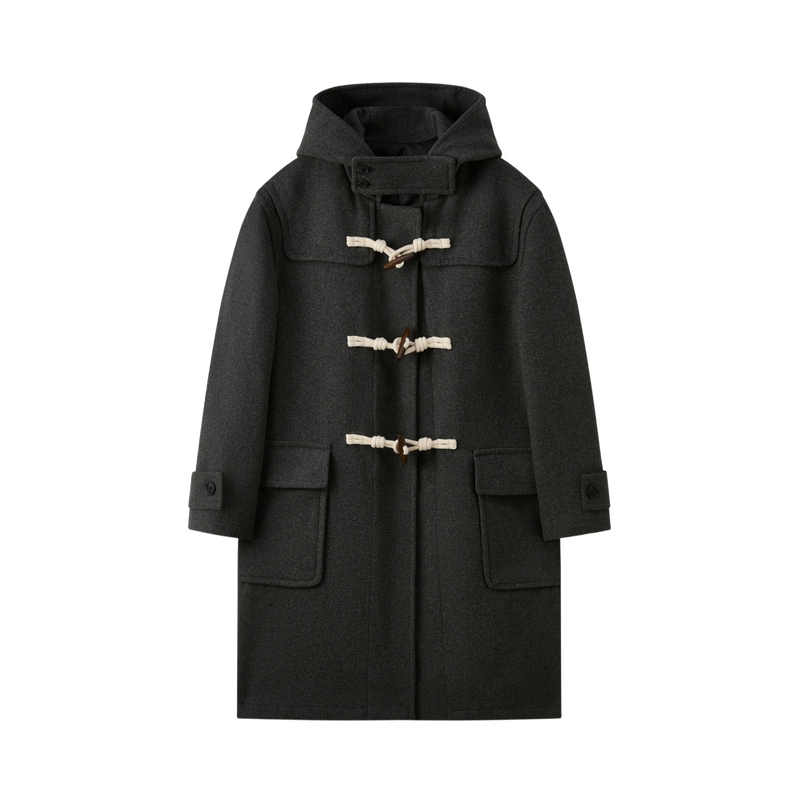 SPAO新品连帽毛呢大衣