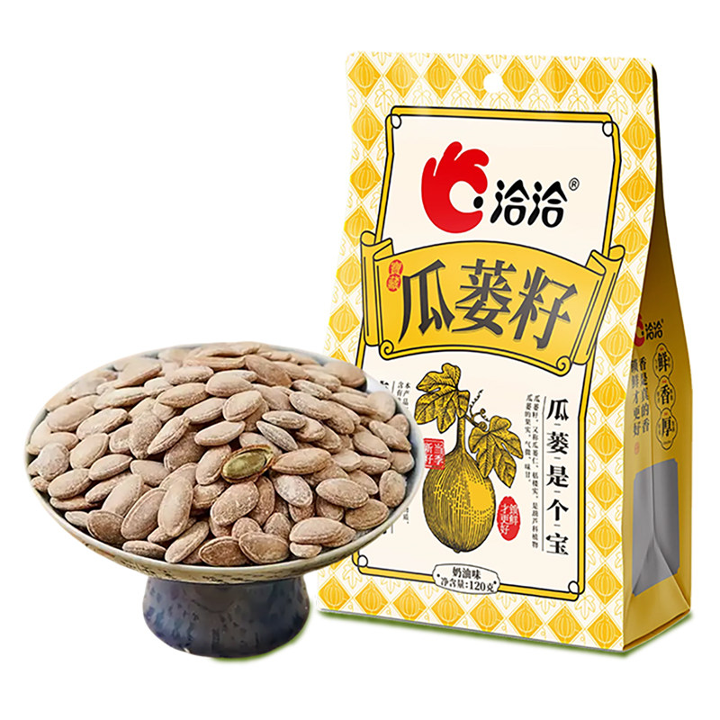 【详情页领红包】洽洽瓜蒌籽奶油味120g瓜子炒货恰恰零食吊瓜子rx
