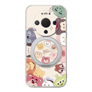 mate50磁吸支架40 小羊皮全包新款 30防摔硅胶卡通可爱动物 mate60pro 适用华为mate80pro手机壳mate70女款