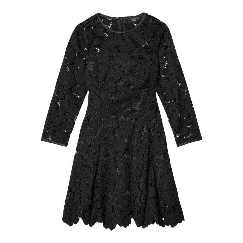【6期免息】【新年礼物】Kate spade 蕾丝收身好看精致连衣裙轻奢,女装/女士精品,连衣裙,淘宝优惠券,粉丝福利购,淘宝优惠卷
