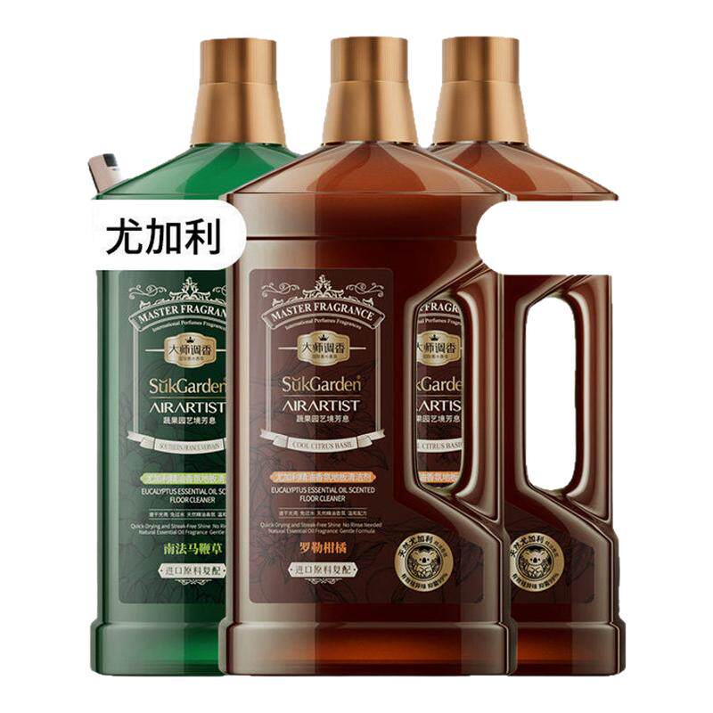 蔬果园香氛精油地板清洁剂瓷砖木地板清洗液拖地无水痕扫地机可用