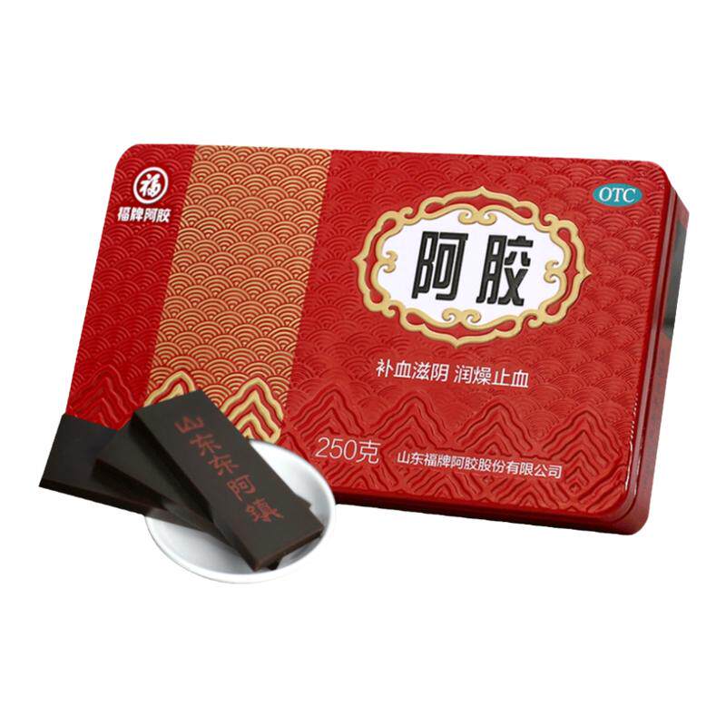 福牌阿胶福胶250g阿胶糕阿胶块固元膏东阿镇阿胶正品官方旗舰店