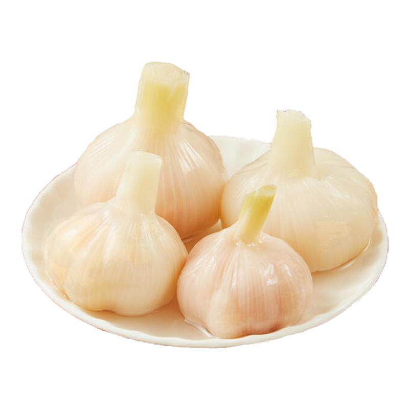 糖蒜头5斤糖醋蒜腌大蒜山东新鲜大蒜咸菜下饭菜250g泡蒜糖蒜批发