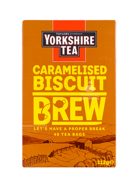 约克夏饼干红茶yorkshire tea泰勒茶包焦糖饼干味奶茶英国进口茶