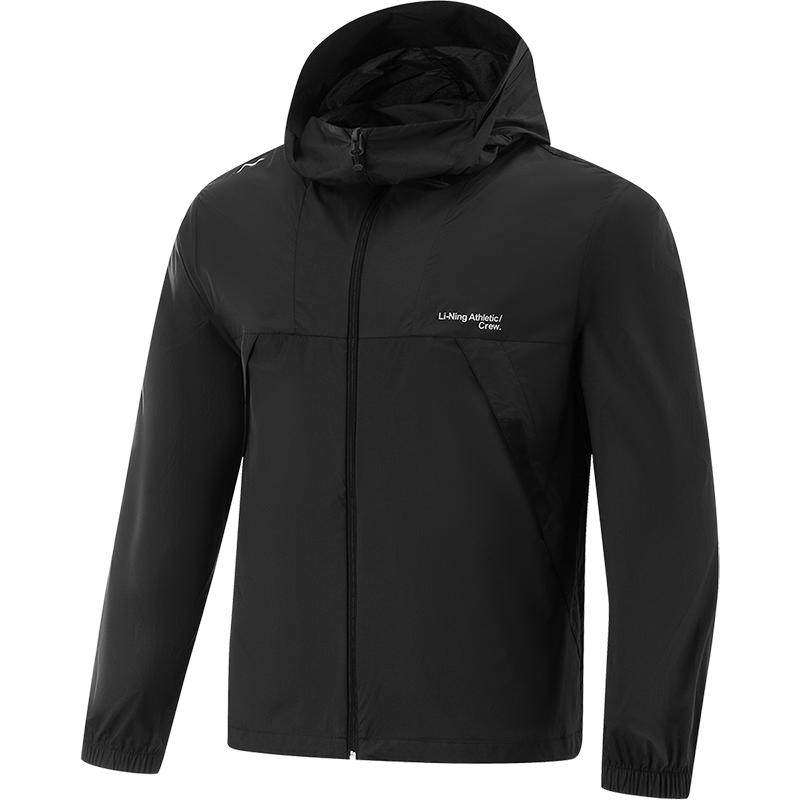 李宁防晒衣男士夏季新款户外垂钓皮肤衣轻薄外套透气冰丝运动上衣