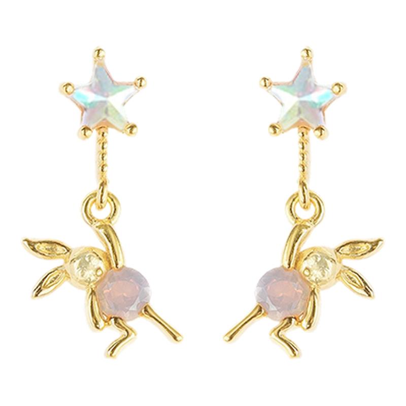 兔子耳环女士高级感超好看