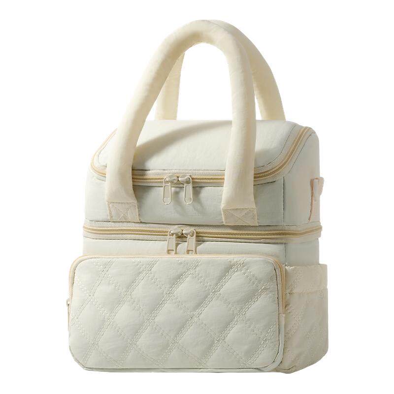 背奶包双层保温妈咪包女手提便携外出母乳储存包大容量防漏午餐包