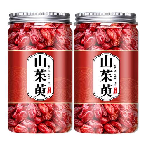 野生特级山茱萸中药材正品500g官方旗舰店山萸肉泡水喝功效与作用