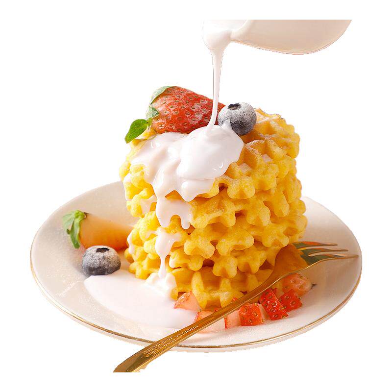 丹夫华夫饼格乐原味芝士肉松味营养早餐糕点心零食小吃下午茶450g