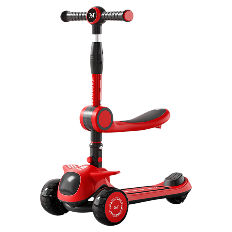 361儿童滑板车男童女童可折叠可坐骑宝宝滑滑车溜溜车踏板滑滑车