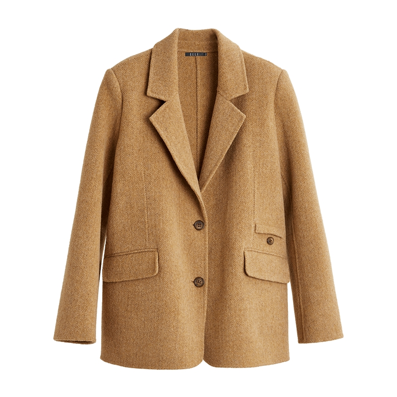 高级感毛呢外套ELLE法式