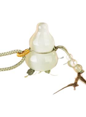 天然猫眼石玉葫芦送朋友礼物项链祝福吊坠手链挂绳挂件手机挂件