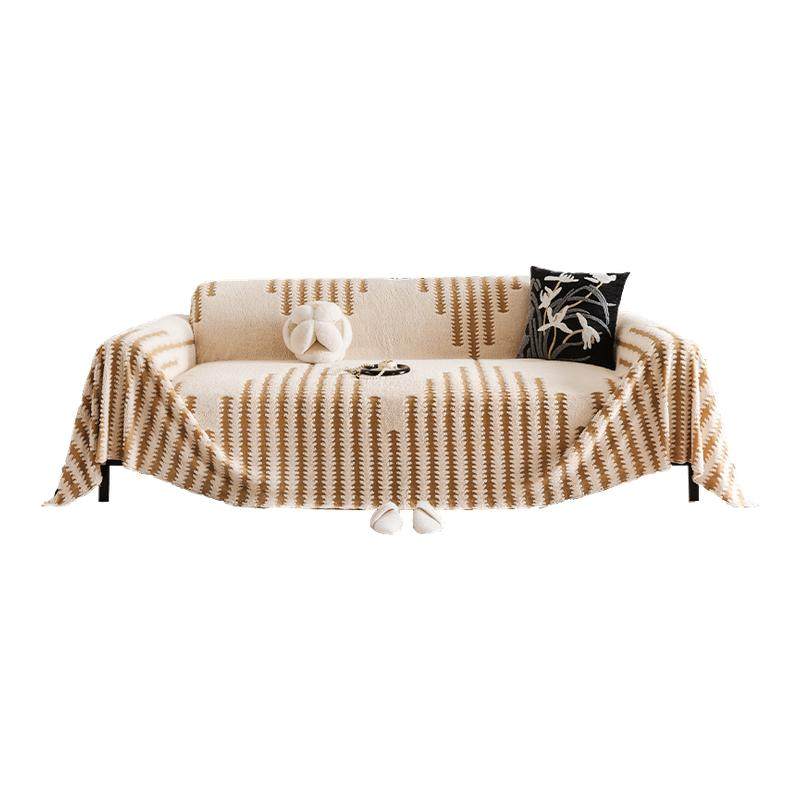 毛绒沙发盖布秋冬加厚防滑沙发巾轻奢高级感一片式坐垫全包套罩毯,居家布艺,沙发套,淘宝优惠券,粉丝福利购,淘宝优惠卷