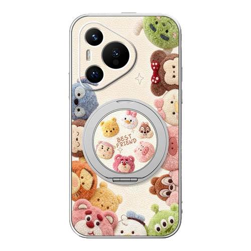 适用华为pura80pro手机壳女款pura70ultra磁吸支架2026马年全包p60防摔p50硅胶p40pro+卡通p30新款可爱秋冬