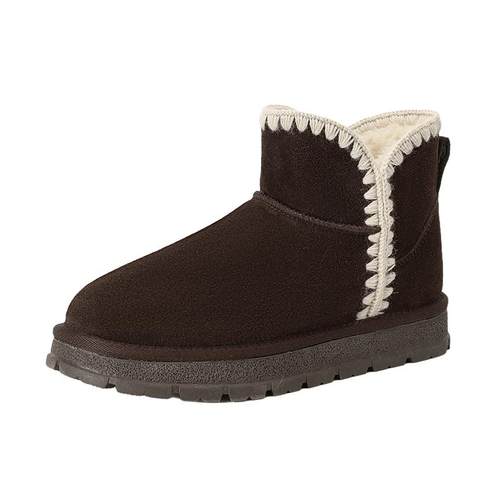 华耐保暖雪地靴女冬季新款