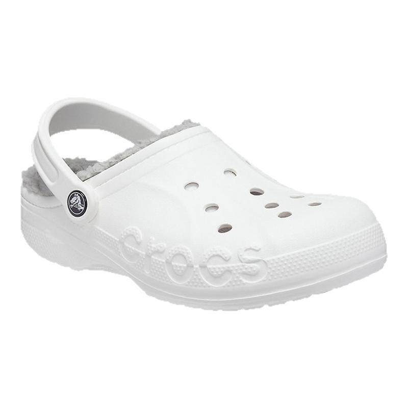 Crocs贝雅暖棉洞洞鞋棉拖鞋