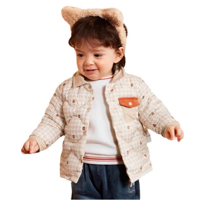 巴拉巴拉婴儿羽绒服男童上衣短款