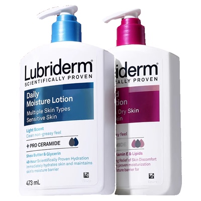 Lubriderm露比黎登神经酰胺pro超强保湿身体乳润肤乳补水