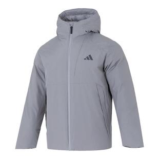 Adidas阿迪达斯男装2025冬季新款TECH DOWN JKT连帽羽绒服KQ5503
