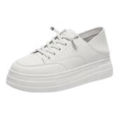 女经典 春季 商场同款 百丽百搭小白鞋 运动休闲鞋 厚底轻便U8N1DAM3