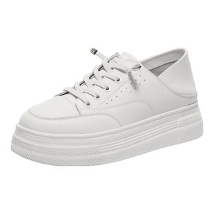 运动休闲鞋 商场同款 厚底透气B4K1DCM4 女两穿秋季 百丽百搭小白鞋