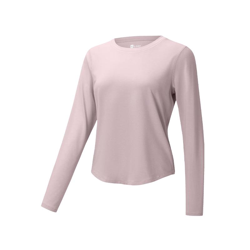 Keep高弹瑜伽长袖T恤轻柔透气