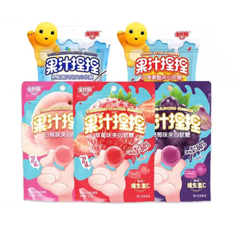 金丝猴河南软糖橡皮糖包浆软糖