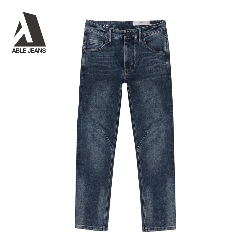 ABLE JEANS【大V裤】冬季新款男士通勤百搭水洗牛仔长裤保暖加厚,男装,牛仔裤,淘宝优惠券,粉丝福利购,淘宝优惠卷