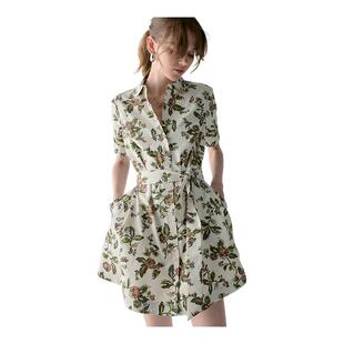 【3期免息】【新年礼物】kate spade ks 花卉森林碎花系带连衣裙