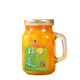 辣妹子橘子罐头桔片爽新鲜水果罐头500g黄桃罐头手握玻璃杯饮料
