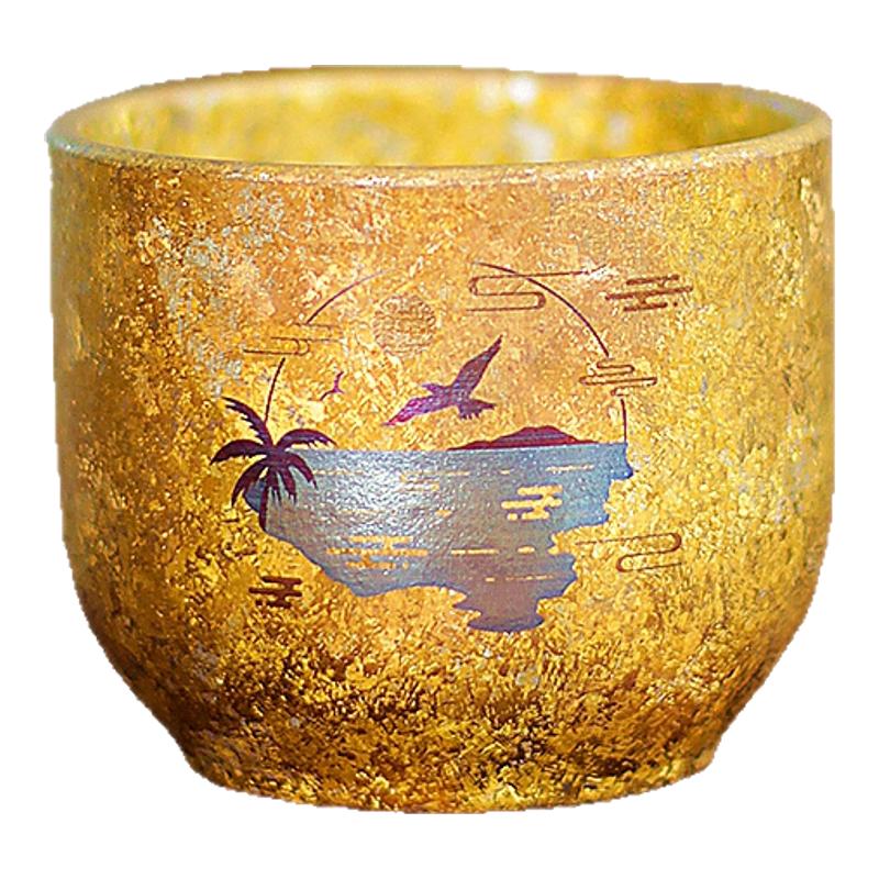 TIQ纯钛金盅盏彩钛品茗杯茶杯