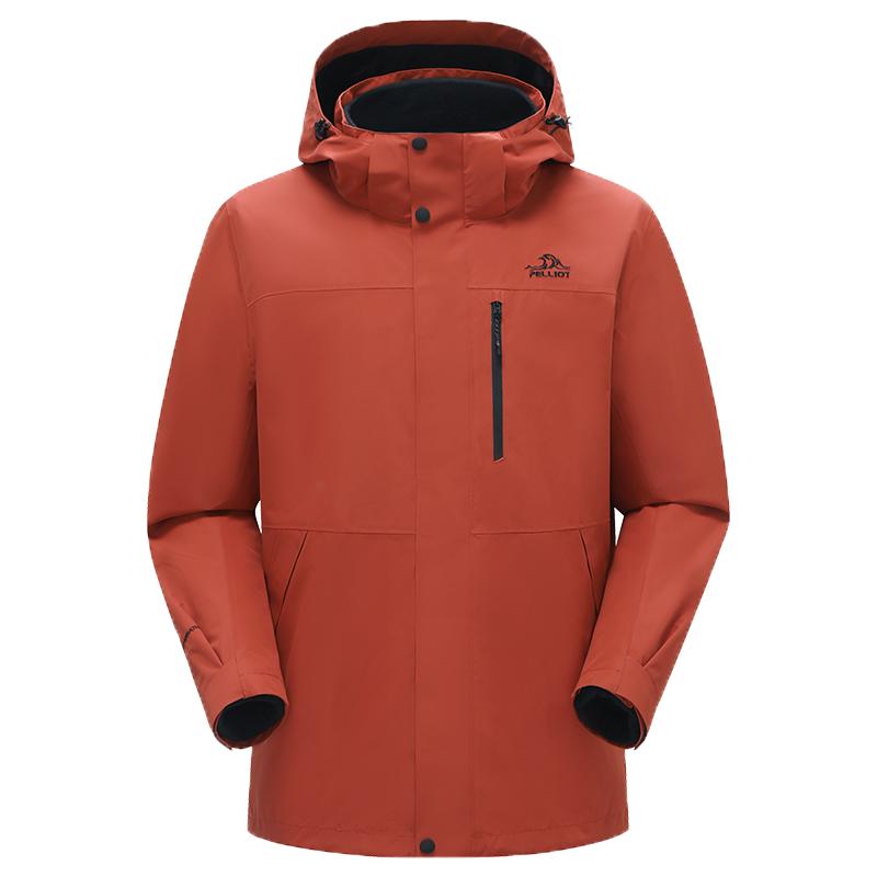 伯希和羽绒内胆防风秋冬冲锋衣