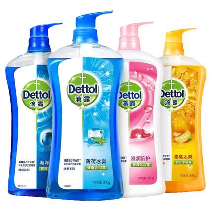 滴露保湿香氛沐浴露950g持久留香滋润薄荷柑橘酷爽清爽沐浴乳液