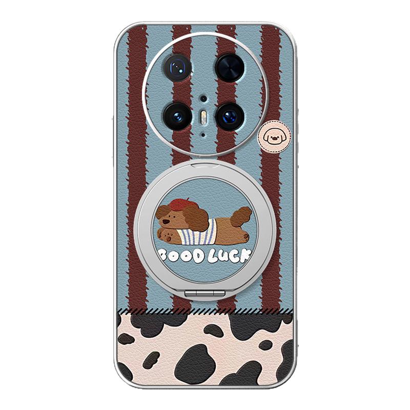 秋冬新款适用华为mate70手机壳mate60pro新款壳mate50/40/30保护套pro+磁吸支架30epro外壳卡通可爱条纹小狗