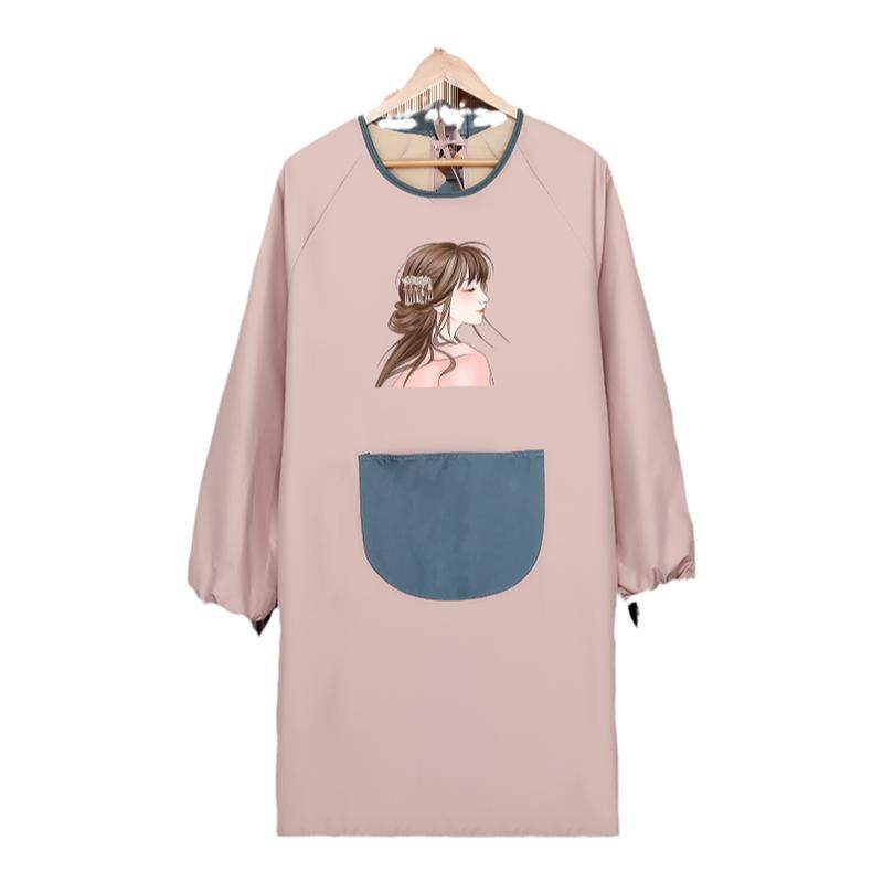 2025新款围裙厨房家用秋冬长袖防水防油女做饭罩衣大人工作服冬季,家庭/个人清洁工具,围裙,淘宝优惠券,粉丝福利购,淘宝优惠卷