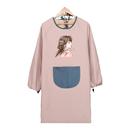 防水防油女做饭罩衣大人工作服冬季 2025新款 围裙厨房家用秋冬长袖