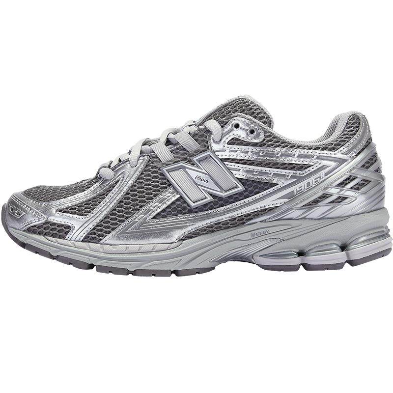 IU同款 New Balance NB女鞋1906液态银夏网面透气运动休闲老爹鞋