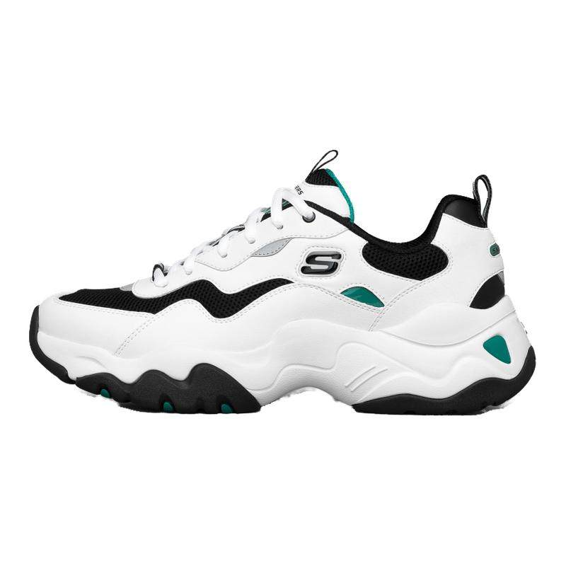 斯凯奇男鞋冬季新款熊猫鞋官方正品老爹鞋子增高休闲鞋男士运动鞋