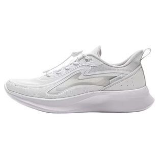 李宁运动鞋儿童夏季男童跑鞋女童白色跑鞋青少年轻便软底百搭童鞋