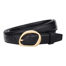 百搭黑色ins女款 腰带时尚 tk真品 配牛仔裤 啄木鸟皮带女士2025新款