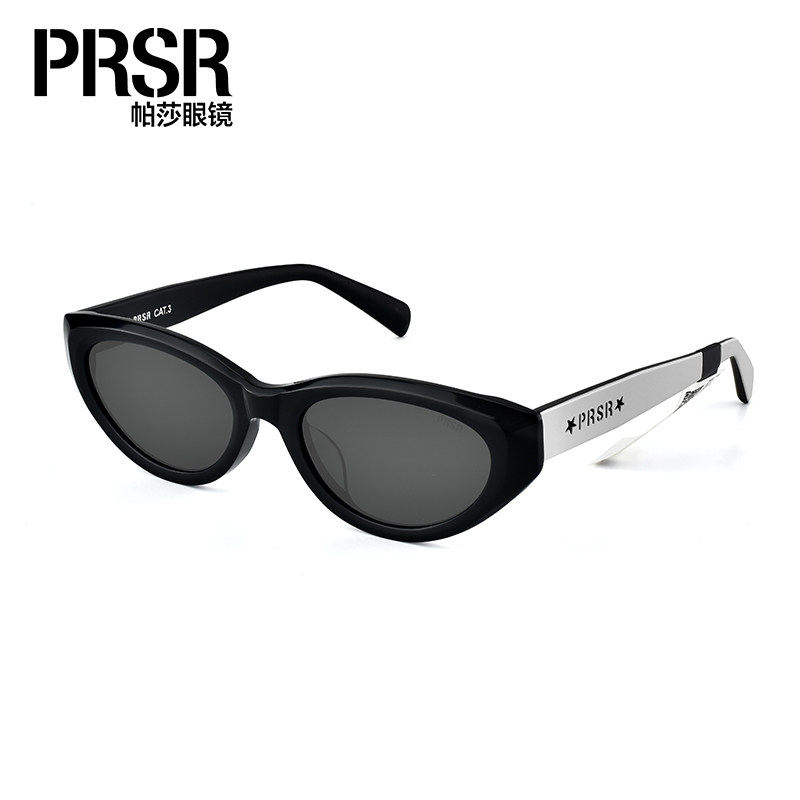 Prsr帕莎太阳镜女时尚高级感猫眼墨镜杨超越同款防紫外线镜PS3062
